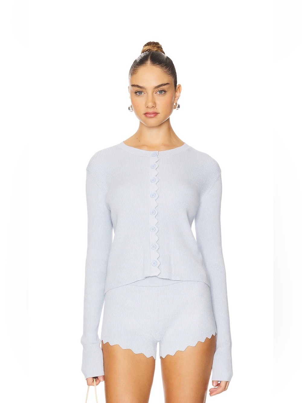 NWT Lioness Ivy League Top Cardigan Soft Blue Sz XS